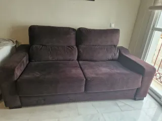 Sofá cama italiano + colchón IKEA como nuevo