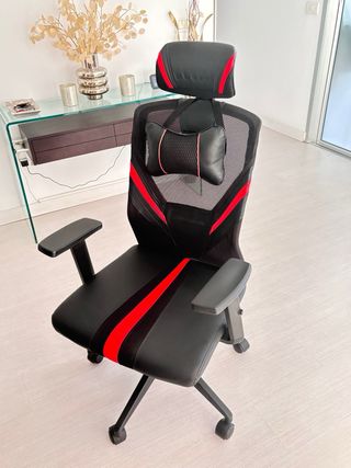 Silla Gaming Mars Gaming Negra y Roja