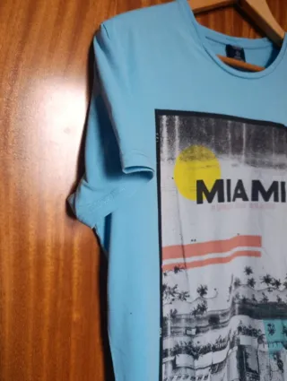 Camiseta Springfield Miami Azul Talla S Portugal