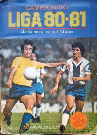 Álbum Cromos Liga 80-81 Casi Completo
