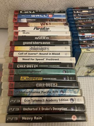 Consola PlayStation 3 Slim Sony Negra con todos