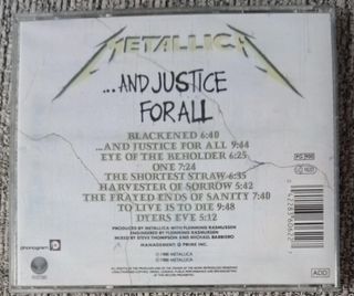 CD Metallica ...And Justice For All