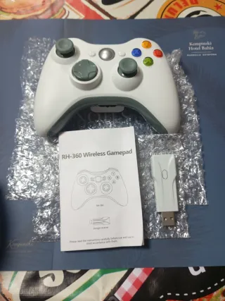 Mando Inalámbrico Xbox 360 o pc + USB Dongle.