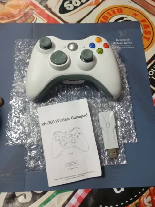 Mando Inalámbrico Xbox 360 o pc + USB Dongle.