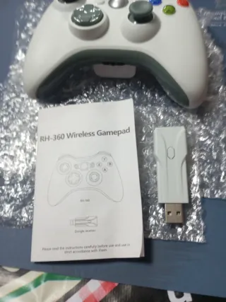 Mando Inalámbrico Xbox 360 o pc + USB Dongle.