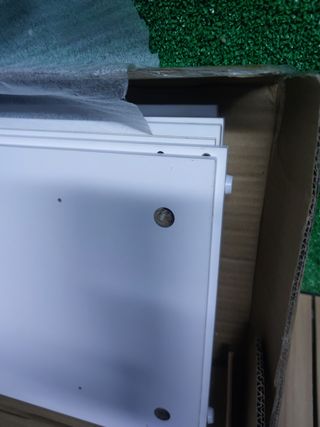 VASAGLE Mesita de Noche Blanco Nube LET619T14