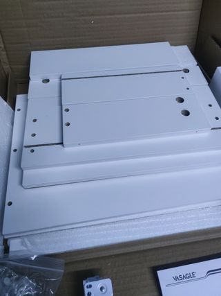 VASAGLE Mesita de Noche Blanco Nube LET619T14