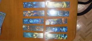 10 Marcapáginas Fantasía Cartulina