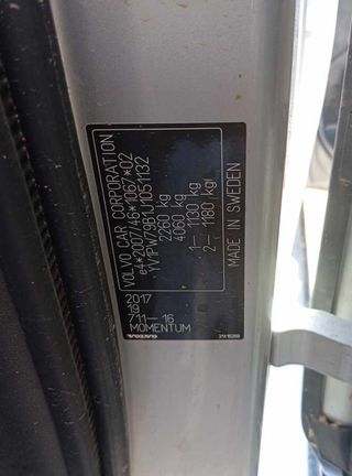 Carcasa retrovisor derecho volvo v90 kombi 452204