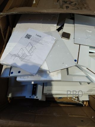 Tocador de maquillaje con espejo