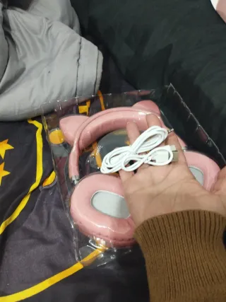 Cascos OHAANYY-06 Bluetooth Orejas Gato