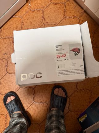 Casco POC Axion Race MIPS Rojo Viejo