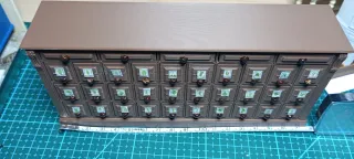 Mobile farmacia vintage , miniatura dollhouse