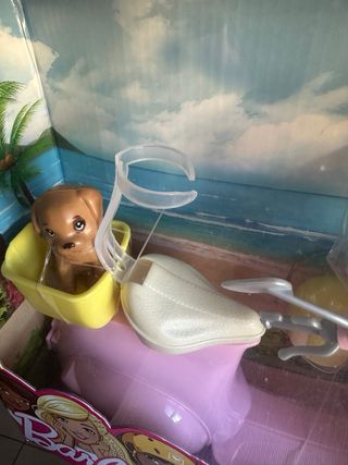 NUEVA Moto Barbie con perrito y casco