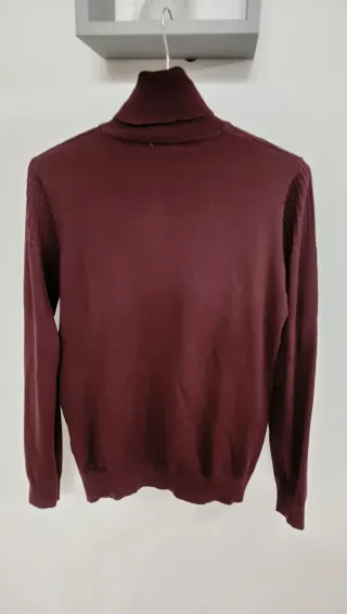 Maglioncino dolcevita bordeaux