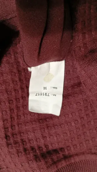 Maglioncino dolcevita bordeaux