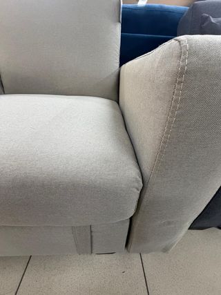 Sofá Cama con Puf y Doble Arcón