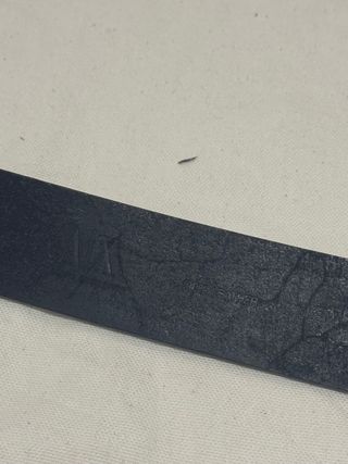 Cinturón Armani Vintage Hebilla Ovalada