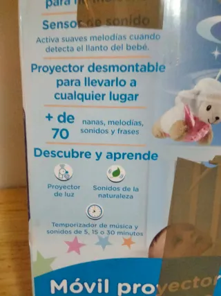 Móvil Proyector Estrellas Bebé