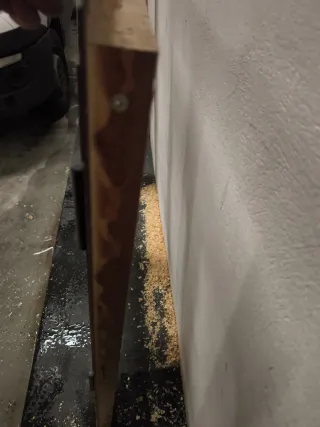 2 unidades, Ventana de aluminio color nogal