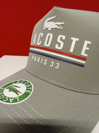 Gorra Lacoste Gris