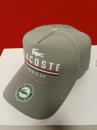 Gorra Lacoste Gris