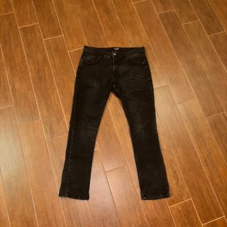 Jeans slim fit neri taglia 52