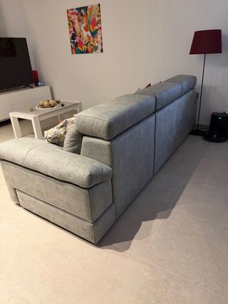 Sofá cama 3 plazas gris