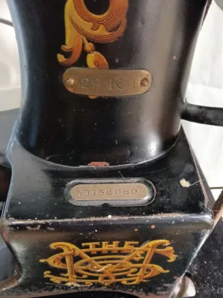 Singer 29 K1 Máquina Zapatero Antigua