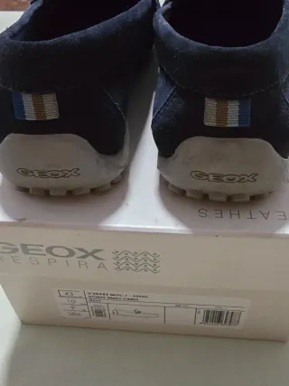Mocasines Geox Azul Talla 43