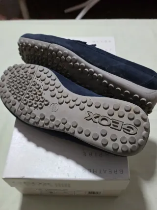 Mocasines Geox Azul Talla 43