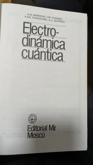 Libro: electrodinámica cuántica