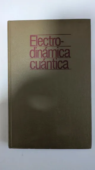 Libro: electrodinámica cuántica