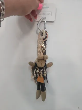 Llavero Conejo Estilo Vintage