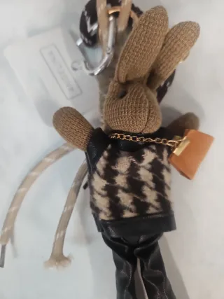 Llavero Conejo Estilo Vintage