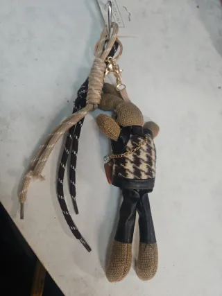 Llavero Conejo Estilo Vintage