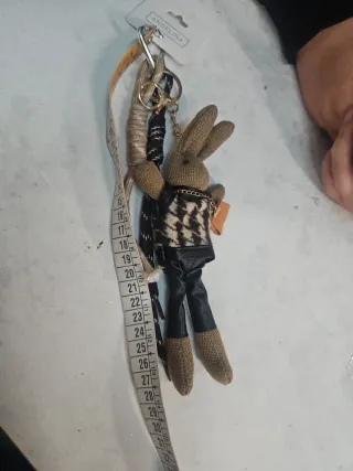 Llavero Conejo Estilo Vintage