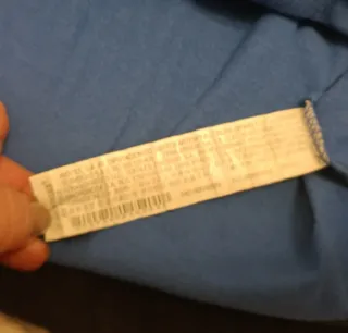 Camiseta Zara Man Urban Color Block Azul Talla S