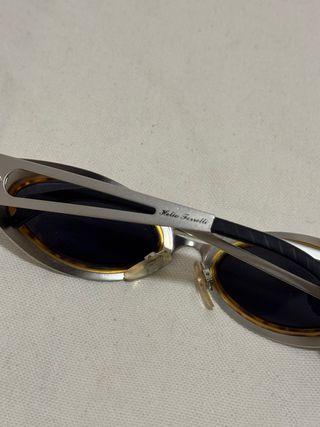 Gafas vintage rave metal 2000s