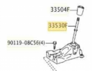 3353042080 POMO PALANCA CAMBIO TOYOTA RAV 4 (A3)