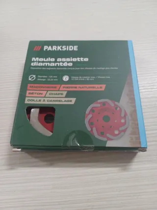 Disco diamantato Parkside 125mm