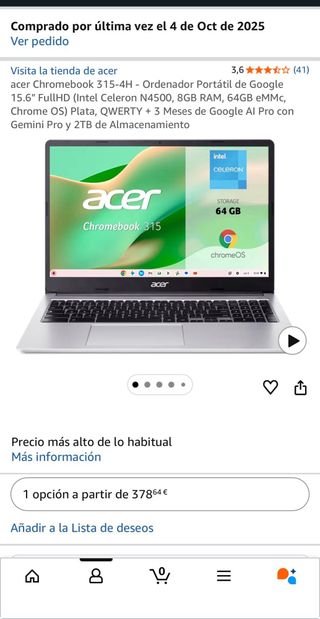 Acer Chromebook 315