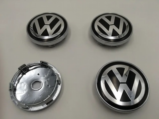 CENTRO DE RUEDA VOLKSWAGEN 60MM NEGRO