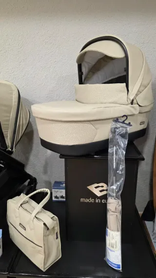 Carrito Bebecar Full Equip Beige Nuevo