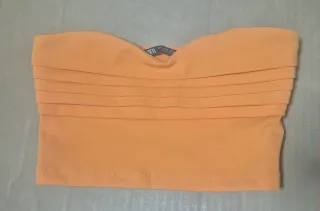 Top Zara Naranja Talla S