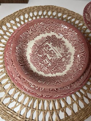 Plato hondo inglés English Ironstone- 11 dispo.