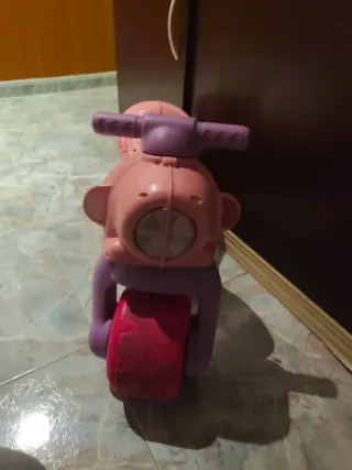 Moto infantil rosa Disney Princesas