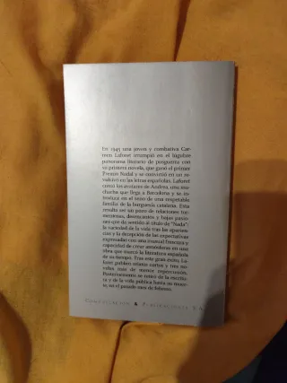 Libro Nada de Carmen Laforet