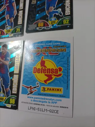 Cromos Fútbol: Suárez, Rakitic, Laporte
