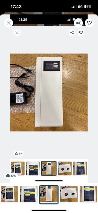 Bateria portatil Carregador baterias lítio 12V